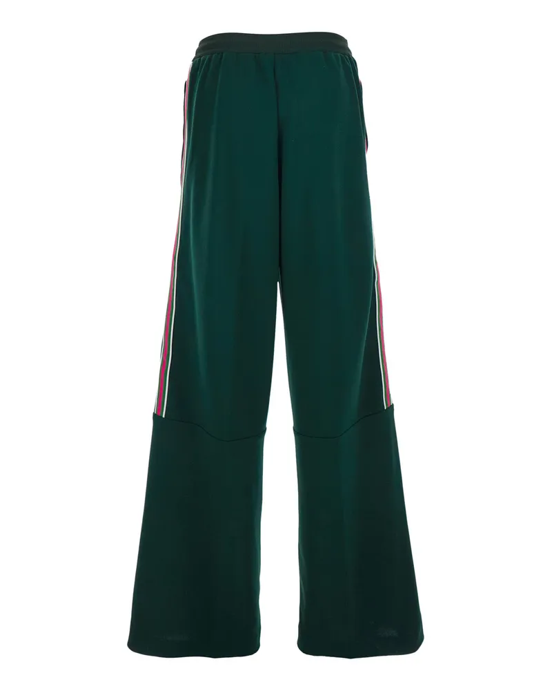 Gucci Women's Tech Trousers Green Polyester Green
