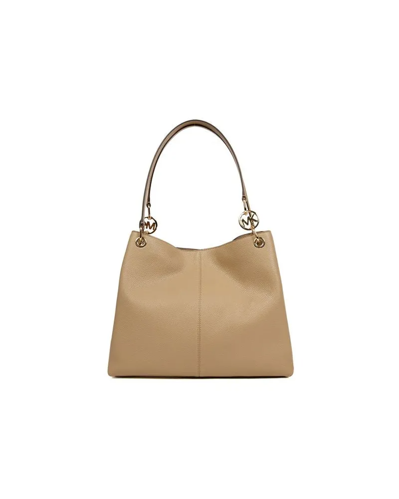 Michael Kors Women's Tote Camel Leather Tote-bags Beige