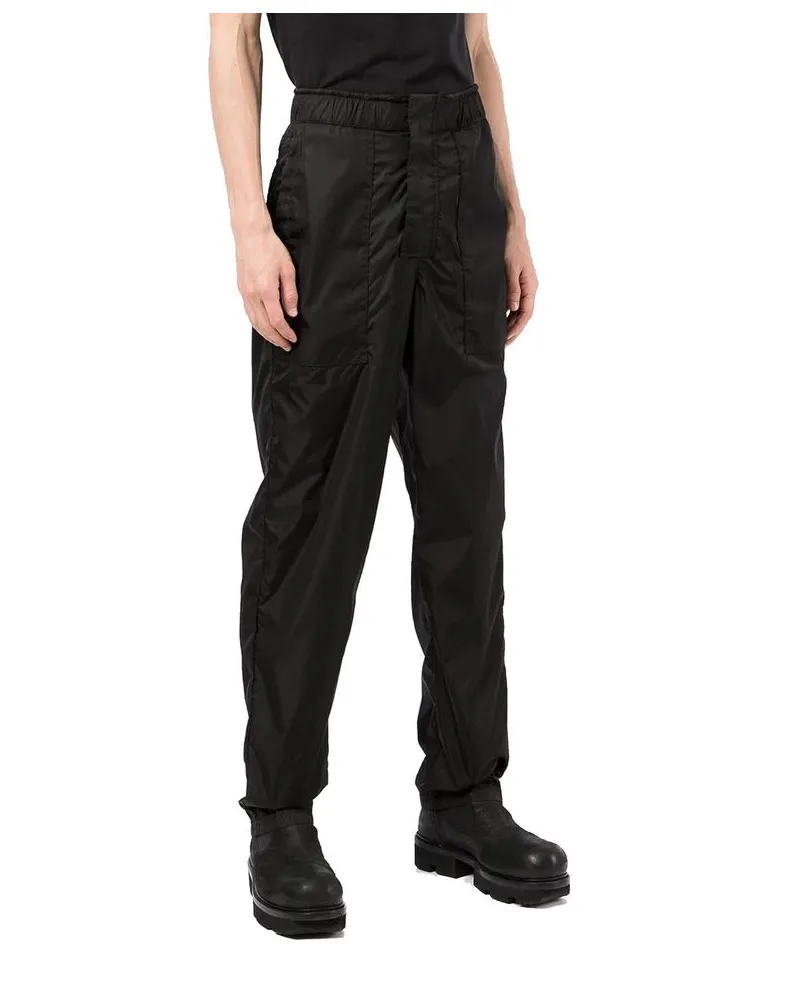 AMBUSH Men Black Polyamide Athletic Pants Black