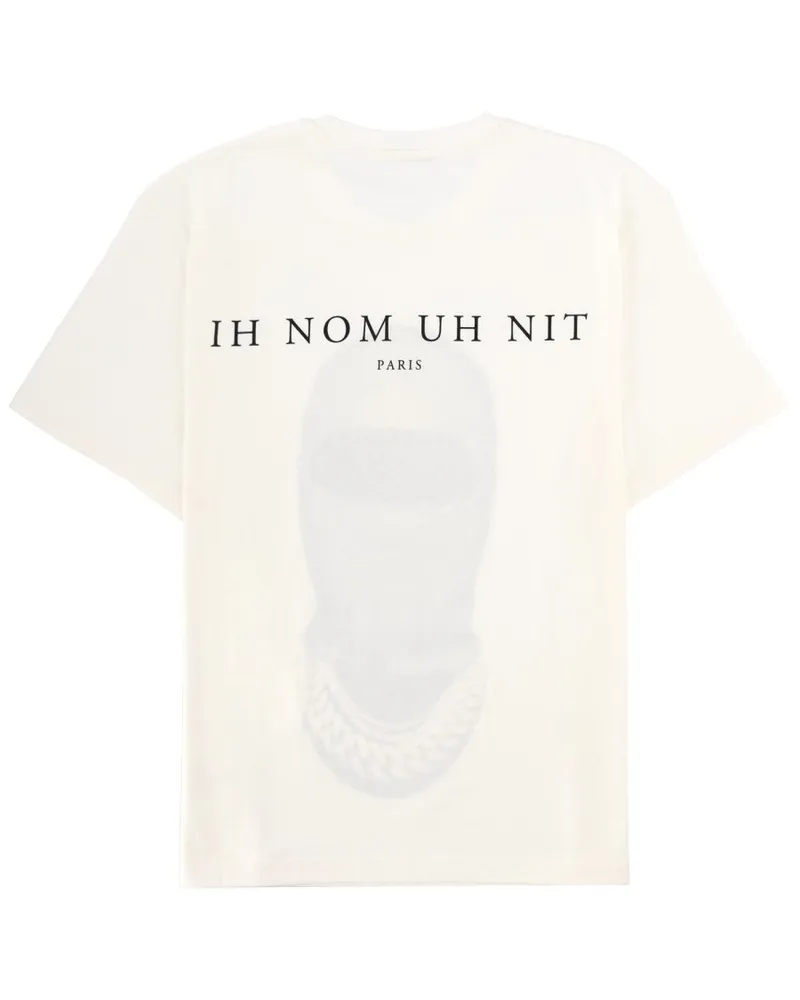 IH NOM UH NIT Printed Cotton T-Shirt — White White