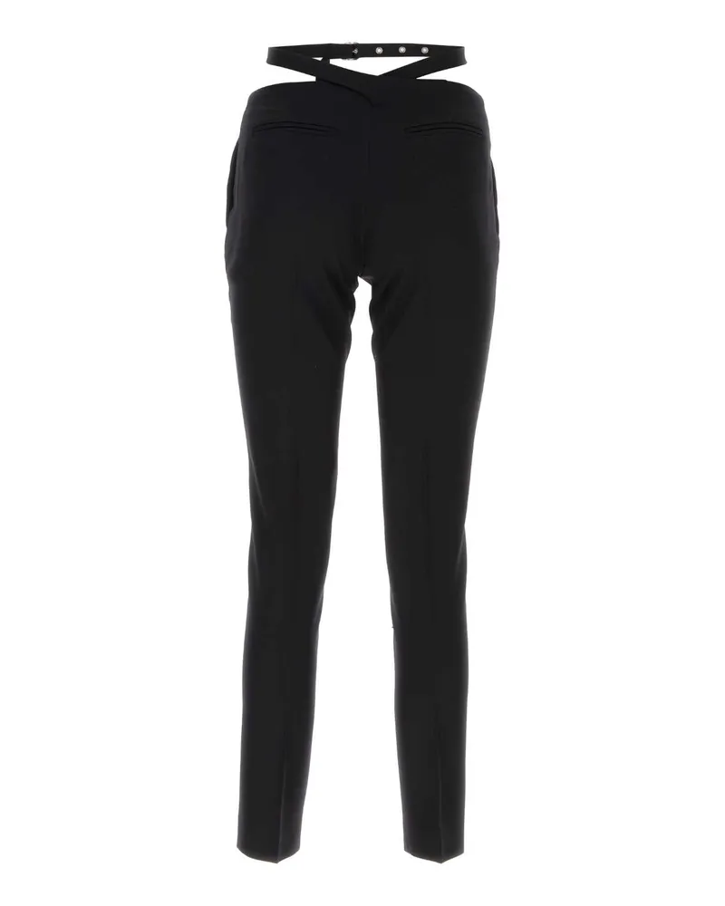 ATTICO Women's Black Jersey Pant 100 Pantaloni Trousers Black