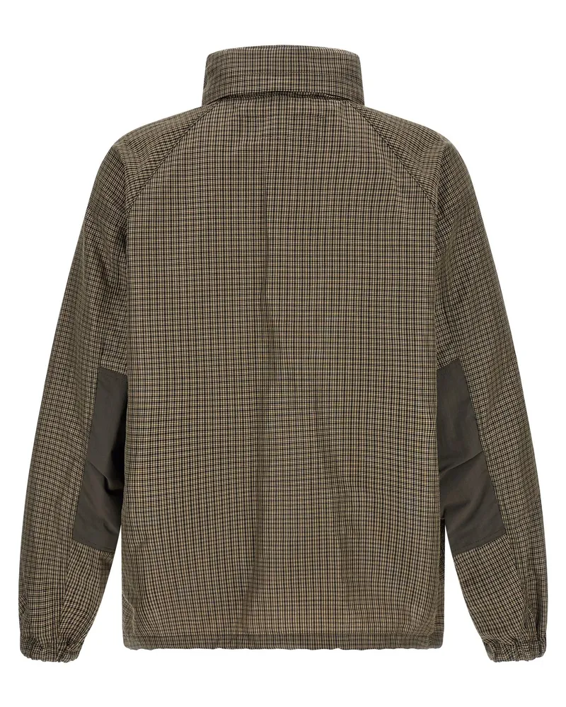 Comme des Garçons Men's Bicolor Linen Shell Jacket Clothing Green