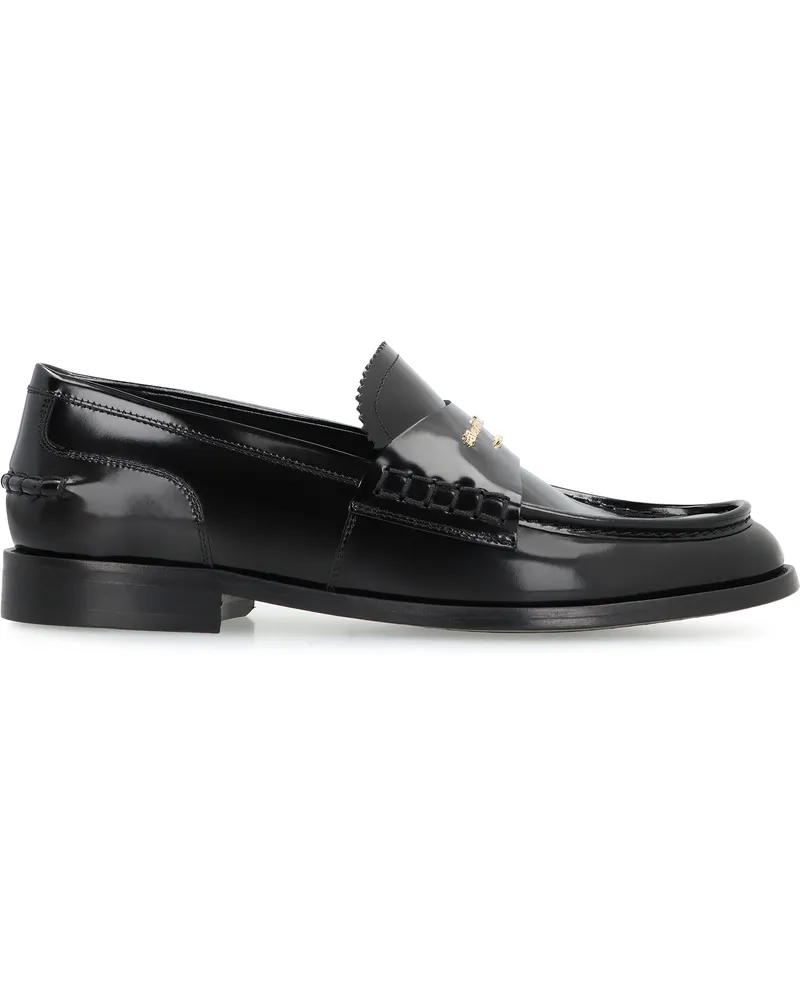 Alexander Wang Women's Loafers Carter Patent Leather Black Cow Hide Black