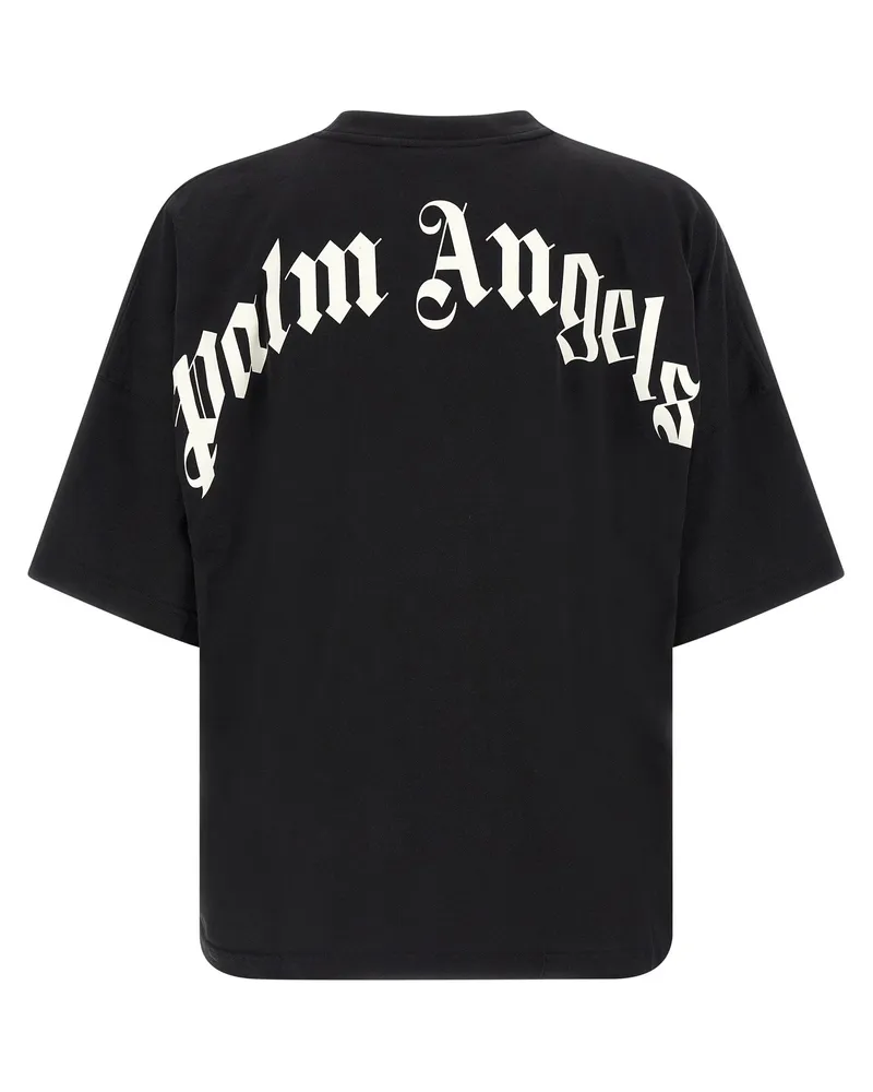 Palm Angels Logo-Graphic T-shirt — Black Black