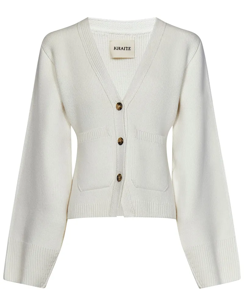 KHAITE The Scarlet Cardigan — White White