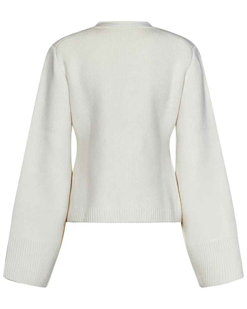 KHAITE The Scarlet Cardigan — White White