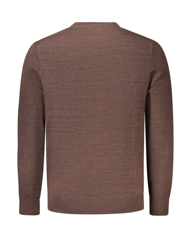 Timberland Cotton Crew Neck Sweater — Brown Brown