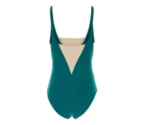 Women's Swimsuit Green Nylon Elastane Swimwear