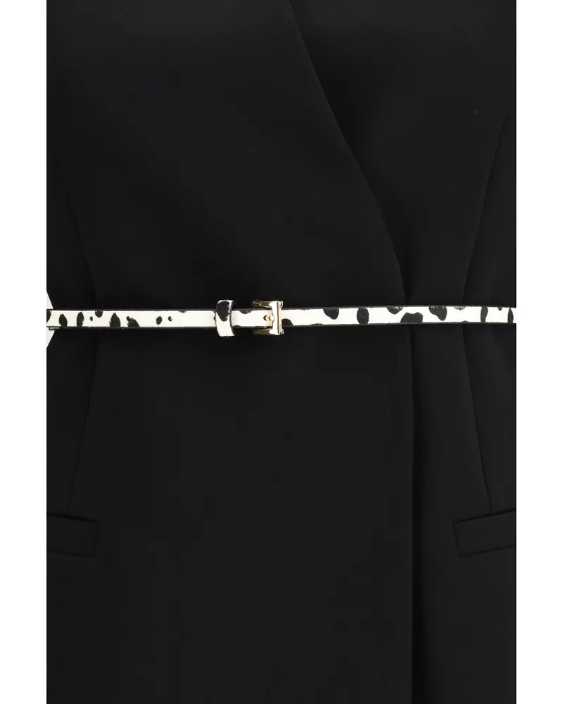 Max Mara Women's Jacket Cady Double-Breasted Black Triacetate Dress Black