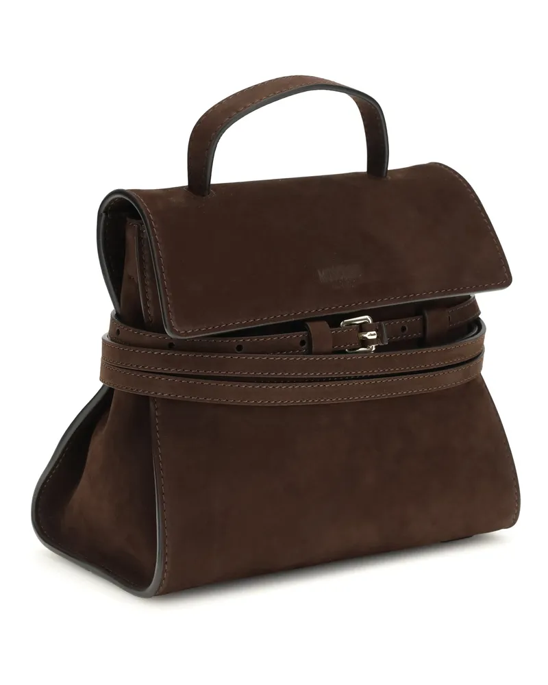 Moschino Top Handle Bag — Brown Brown