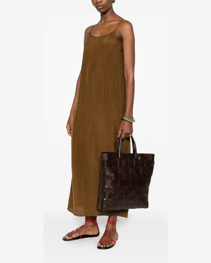 Uma Wang Anaya Dress — Brown Brown