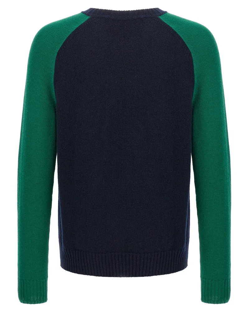 Valentino Garavani Men's Blue Virgin Wool Cardigan Clothing Navy