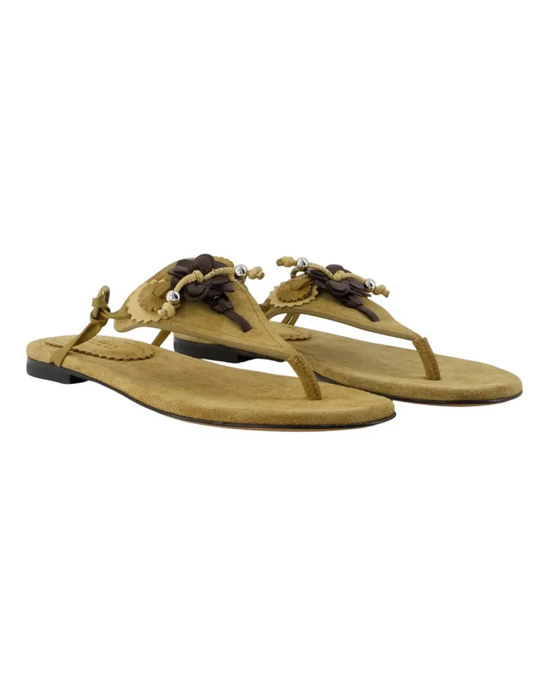 Isabel Marant Women's Elato Sandals -  Leather Brown Shoes Brown