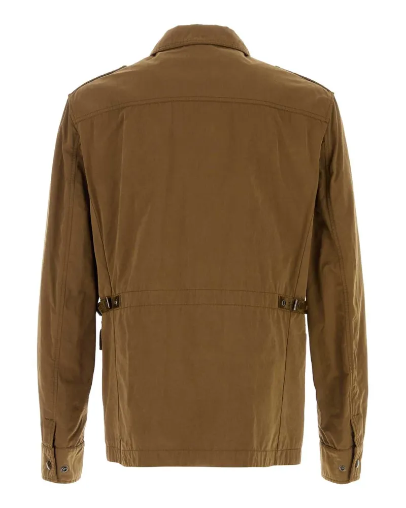 Moncler Men's Amnicon Jacket Beige Cotton Polyester Nylon Beige