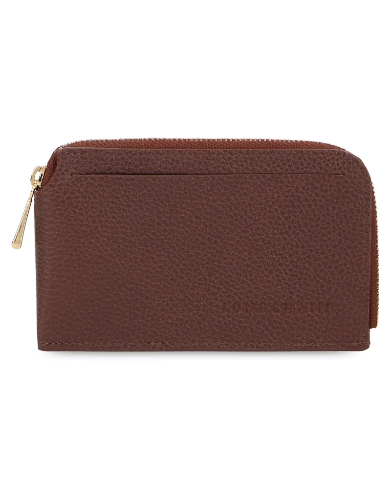 Longchamp Women's Leather Wallet Coffee & Purses Brown