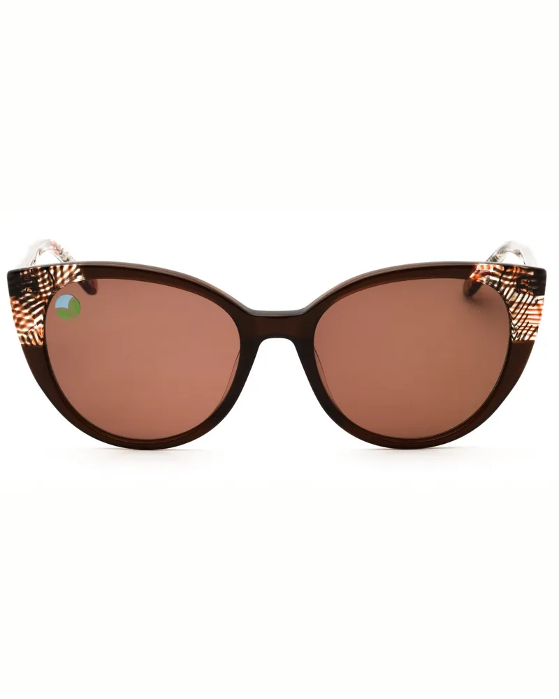 Anne Klein Women's Ak7099 Sunglasses One Color Brown