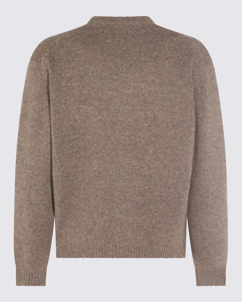 Kitsuné Men's Sweaters Dark Grey Melange _wo Pa Wm Gray