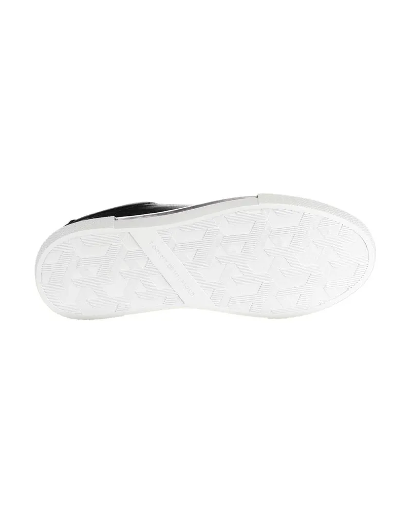 Tommy Hilfiger Leather Sneaker — Black Black