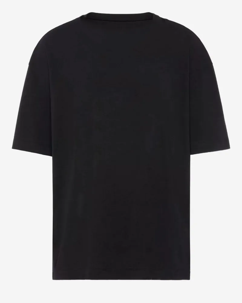 Maison Margiela Men's Cotton T-Shirt Black T-Shirts And Polos Black