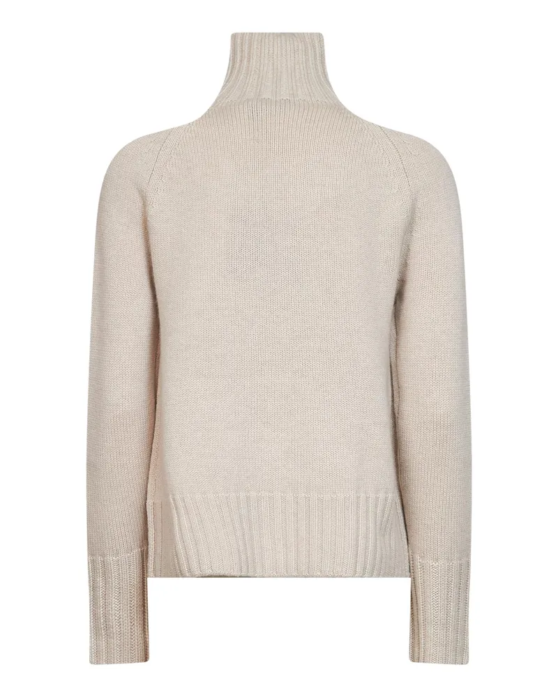 Max Mara SMMMANTOVA Turtleneck Sweater — Beige Beige
