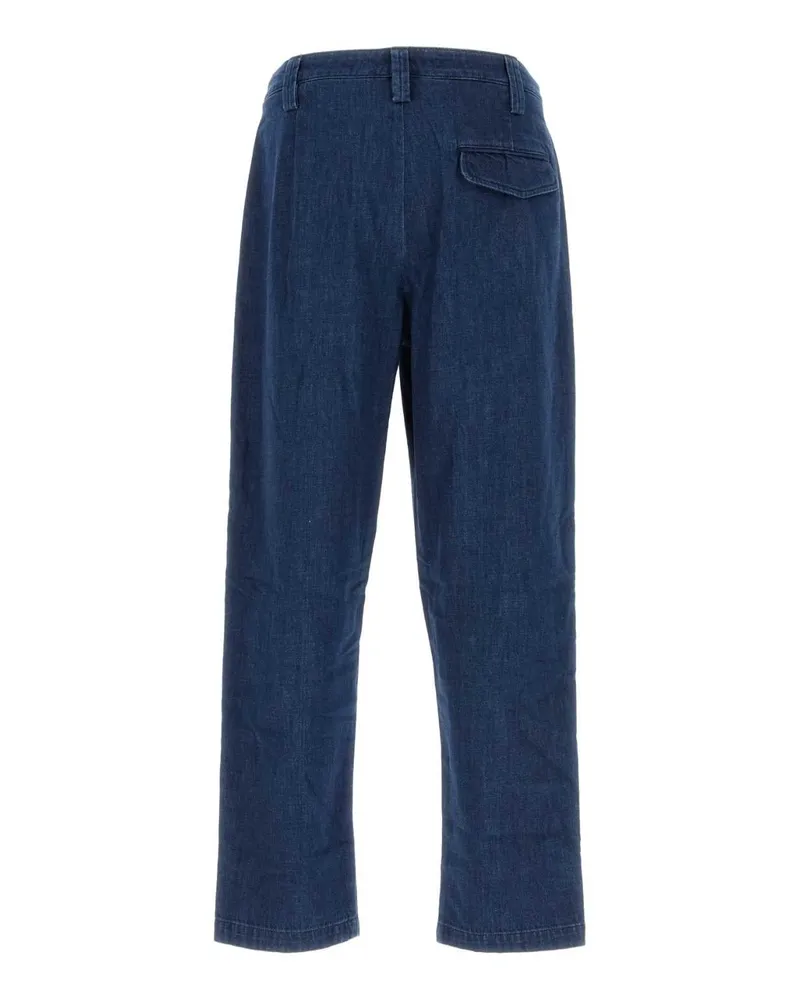A.P.C. Men's Denim Renato Jeans Indigo Exterior: Cotton Navy
