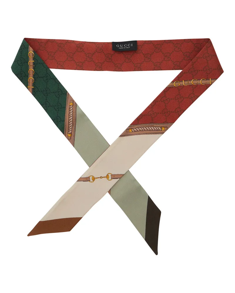 Gucci Silk Scarf — Green Green