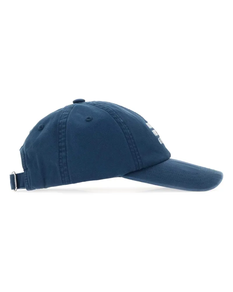 AMI Paris THANKSFORBEINGAFRIENDEMBROIDERYCAP Baseball Cap — Blue Blue
