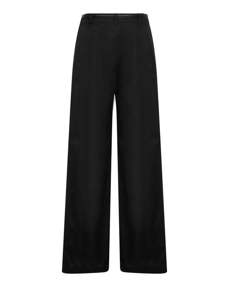Max Mara Women's Trousers Mstfarea Black Cotton Black