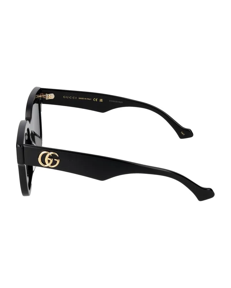 Gucci Women's Sunglasses Gg0998s 001 Black Grey 21-145 Acetate Black