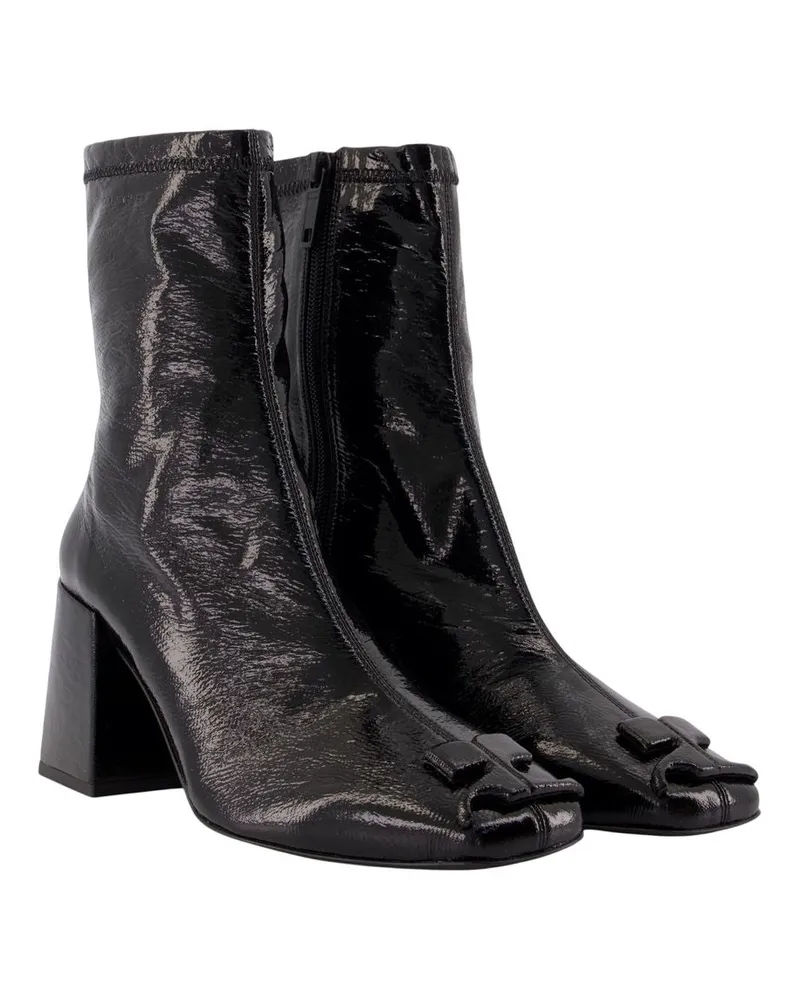 Courrèges Women's Reedition Boot Black Synthetic Heels Black