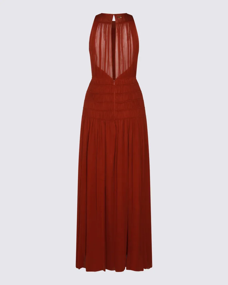 Twin-Set Women's Dresses Brown Henna Brown