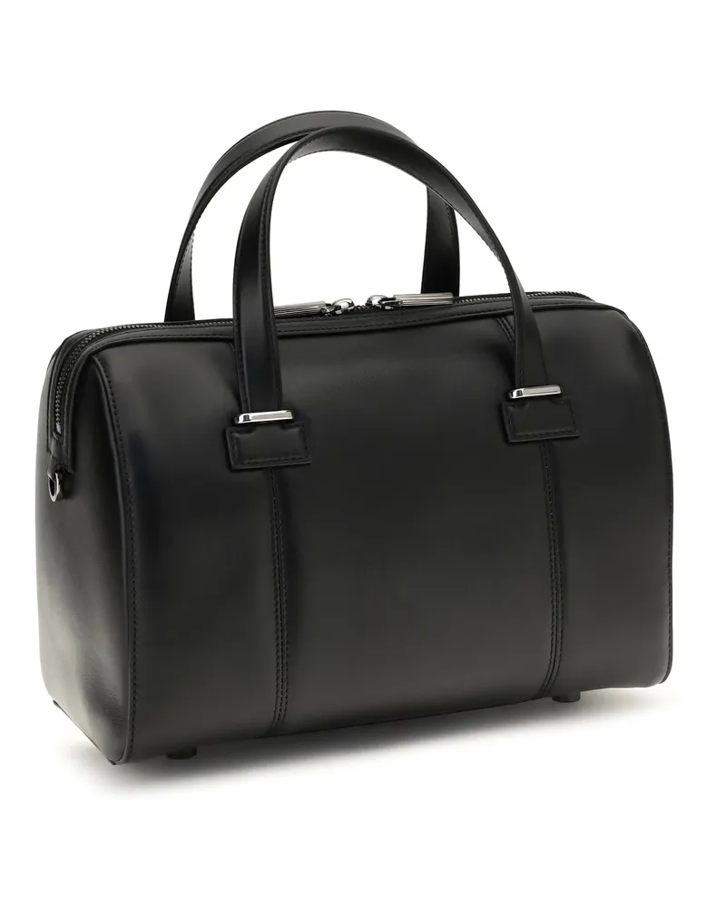 Christian Louboutin Men's Tactical Leather Handbag Black Calf Luggage & Holdalls Black