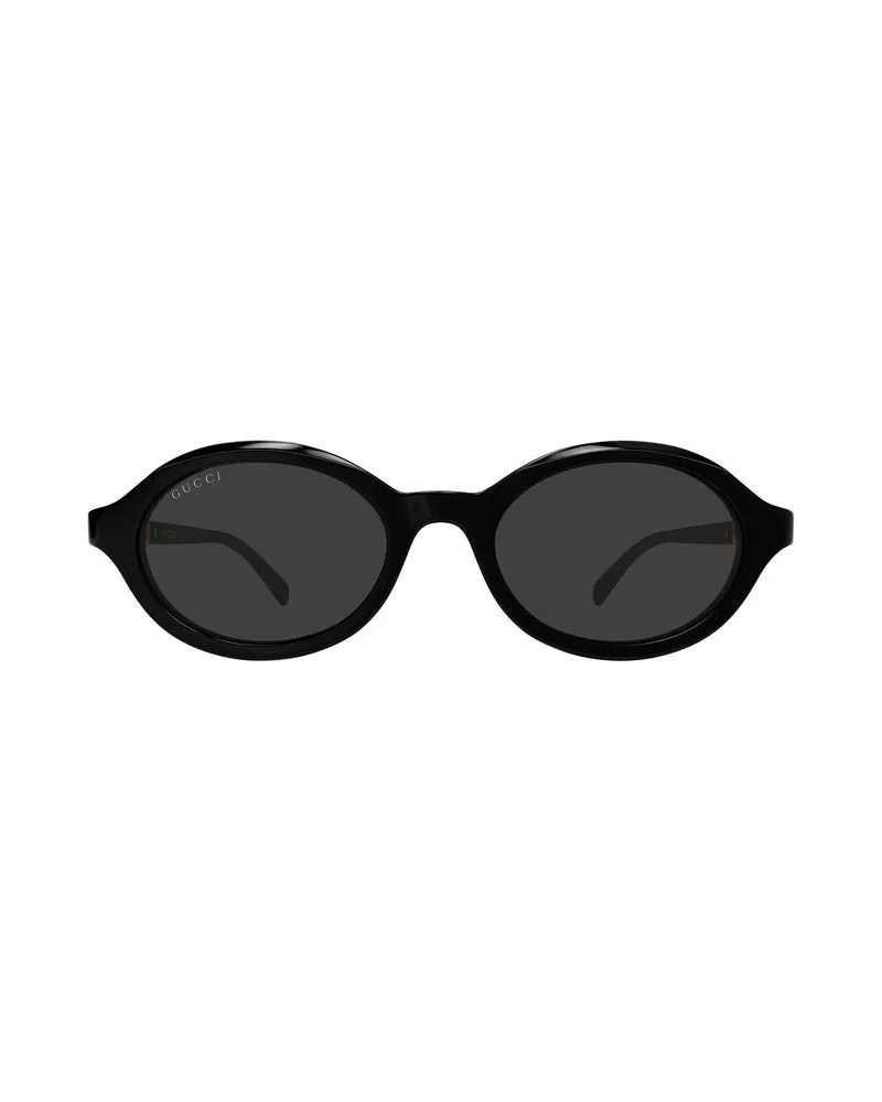 Gucci Unisex Sunglasses Black Recycled Acetate Eyewear Black