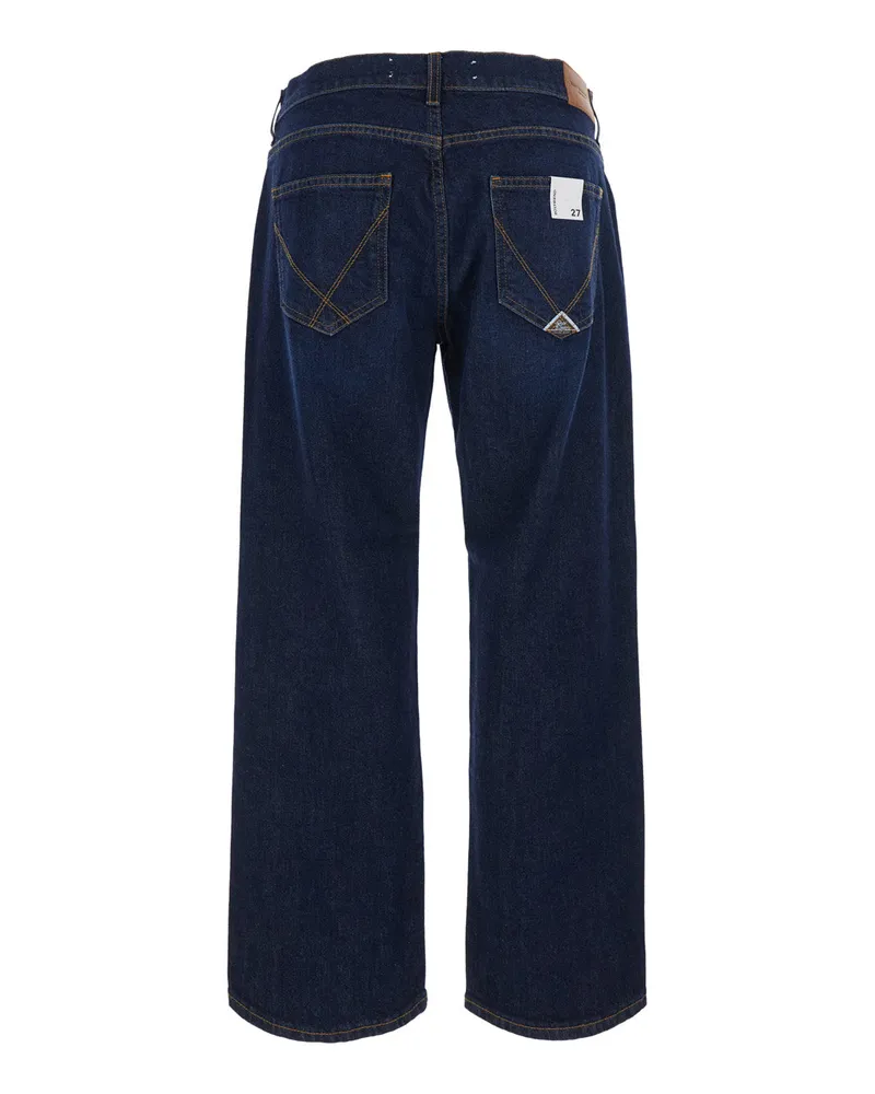 Roy Roger's Wide-Leg Denim Jeans — Blue Blue