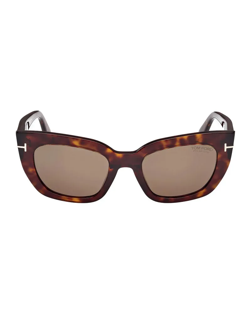 Tom Ford Women's , Frame And Lens Brown Sunglasses Brown