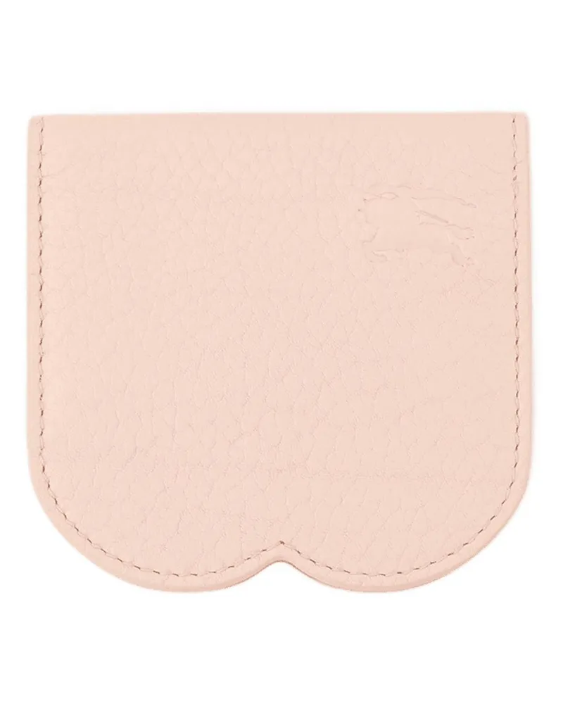 Burberry Women's Chess Card Case Pink Calfskin Cases Pink