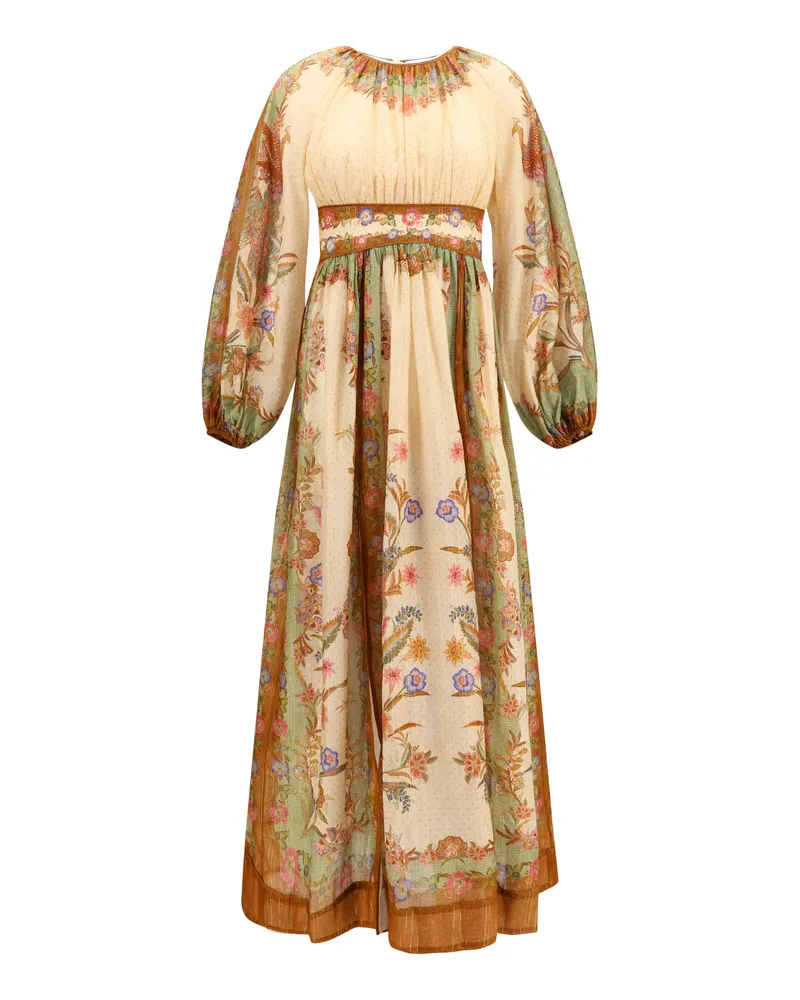 Zimmermann Indra Maxi Dress — Cream Cream
