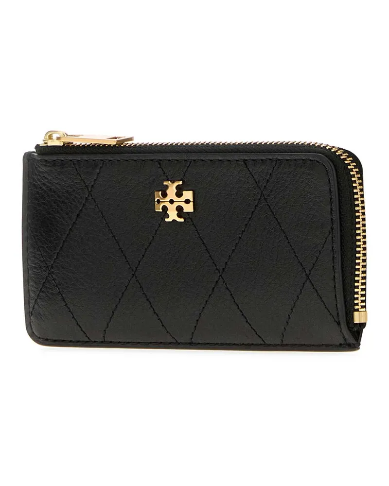 Tory Burch Women's Black Leather Charlie Card Holder Borse A Mano Bag Black