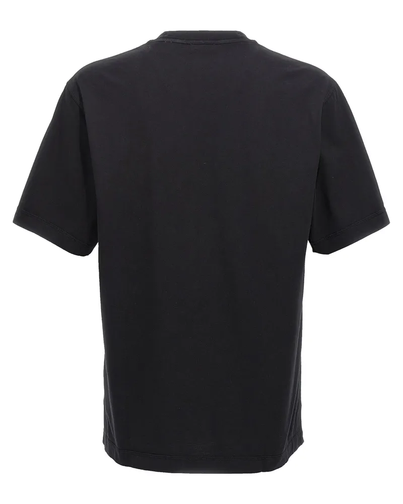 Burberry Men's Black Cotton T-Shirt Black