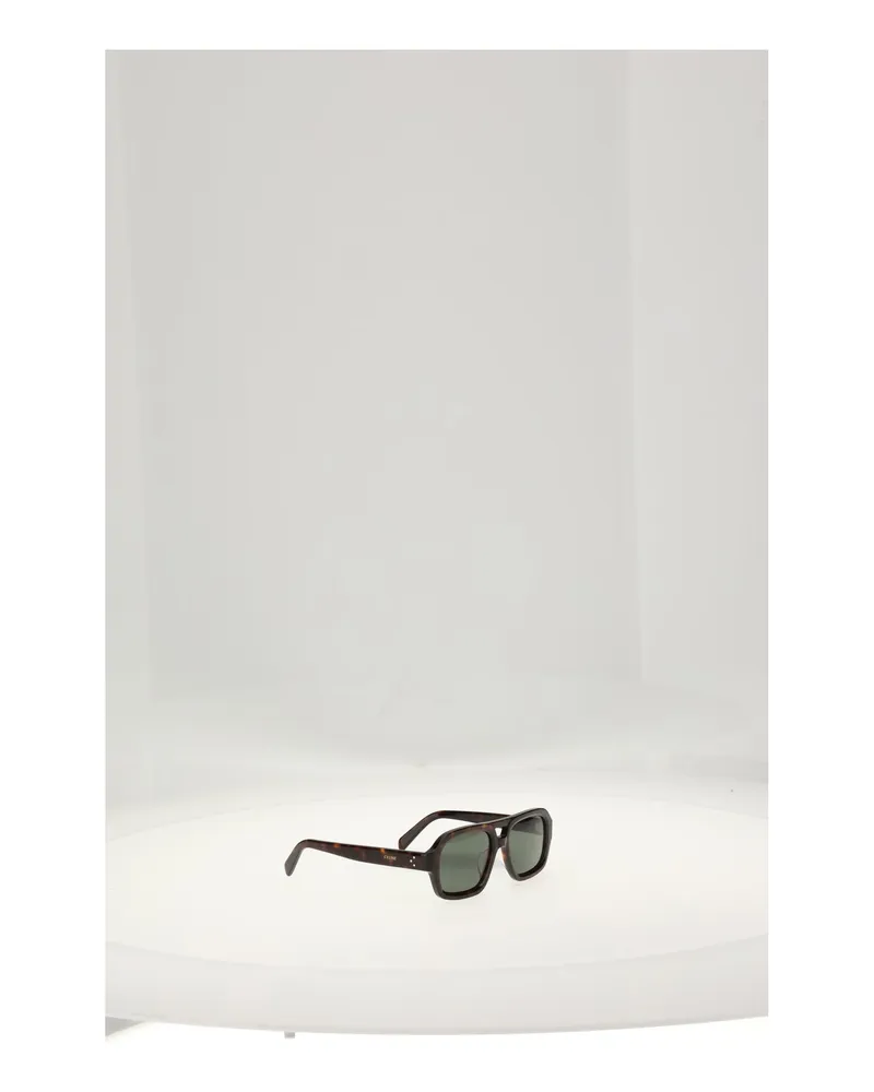 Celine 4S336CPLB Black Frame Acetate Sunglasses — Brown Brown
