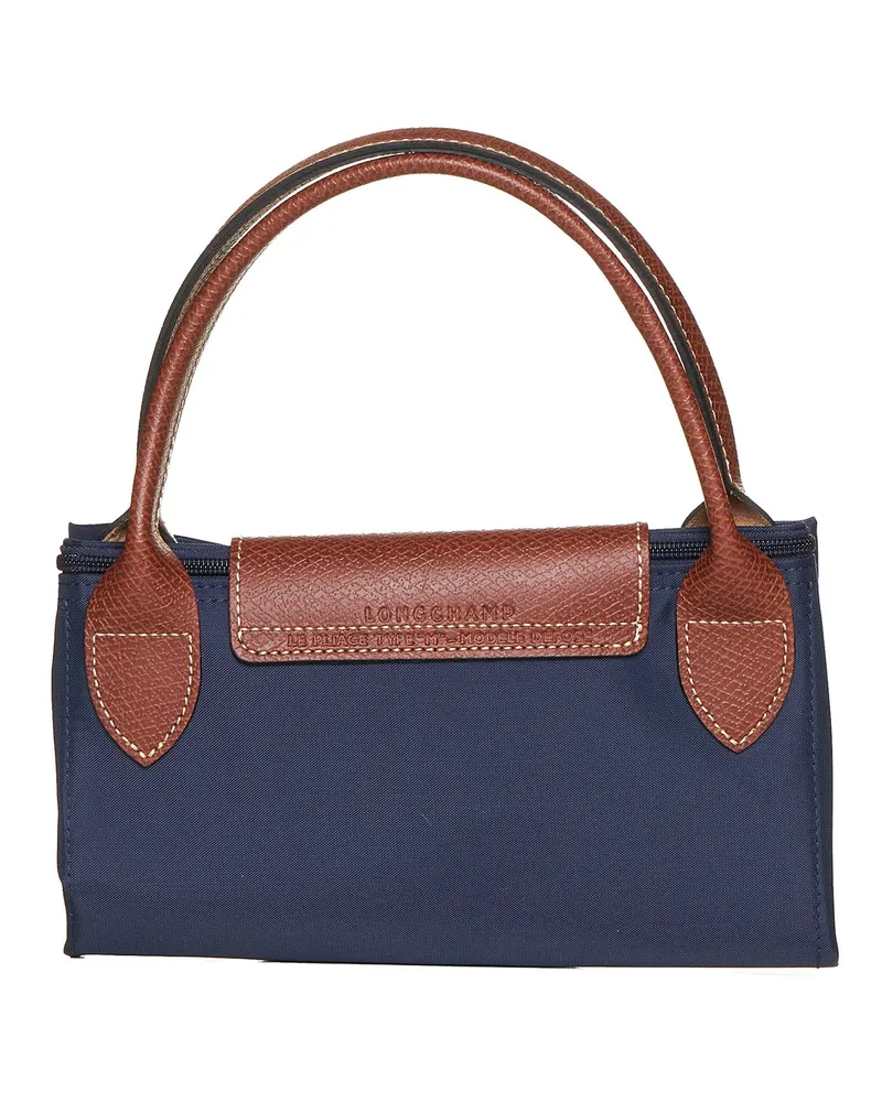 Longchamp Women's Handbag Le Pliage Medium Blue Polyamide Handbags Hand Bags Navy