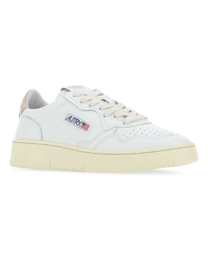 AUTRY Women's White Leather Medalist Sneakers Ll16 White