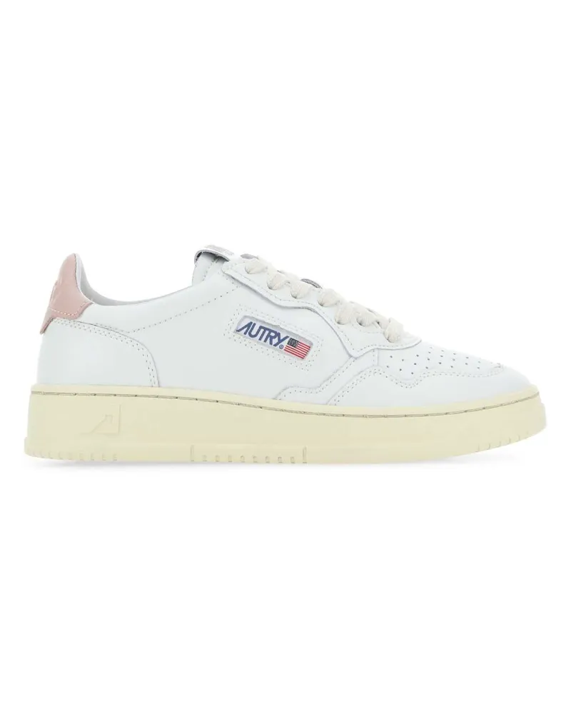 AUTRY Women's White Leather Medalist Sneakers Ll16 White