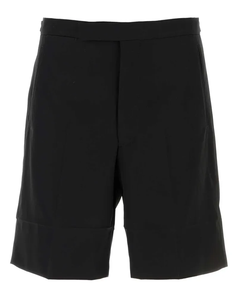 Prada Men's Cotton Bermuda Shorts Black Bermudas Black
