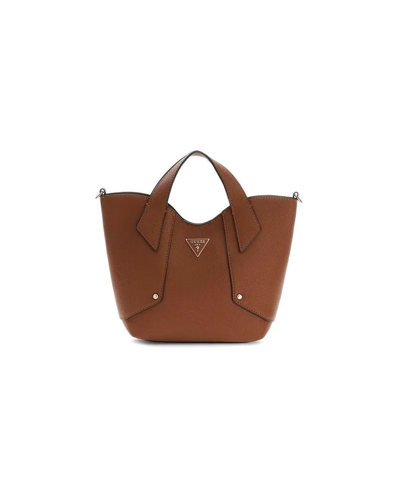 Guess Women's Tote Bag Cognac Polyurethane - Tote-Bags Cognac