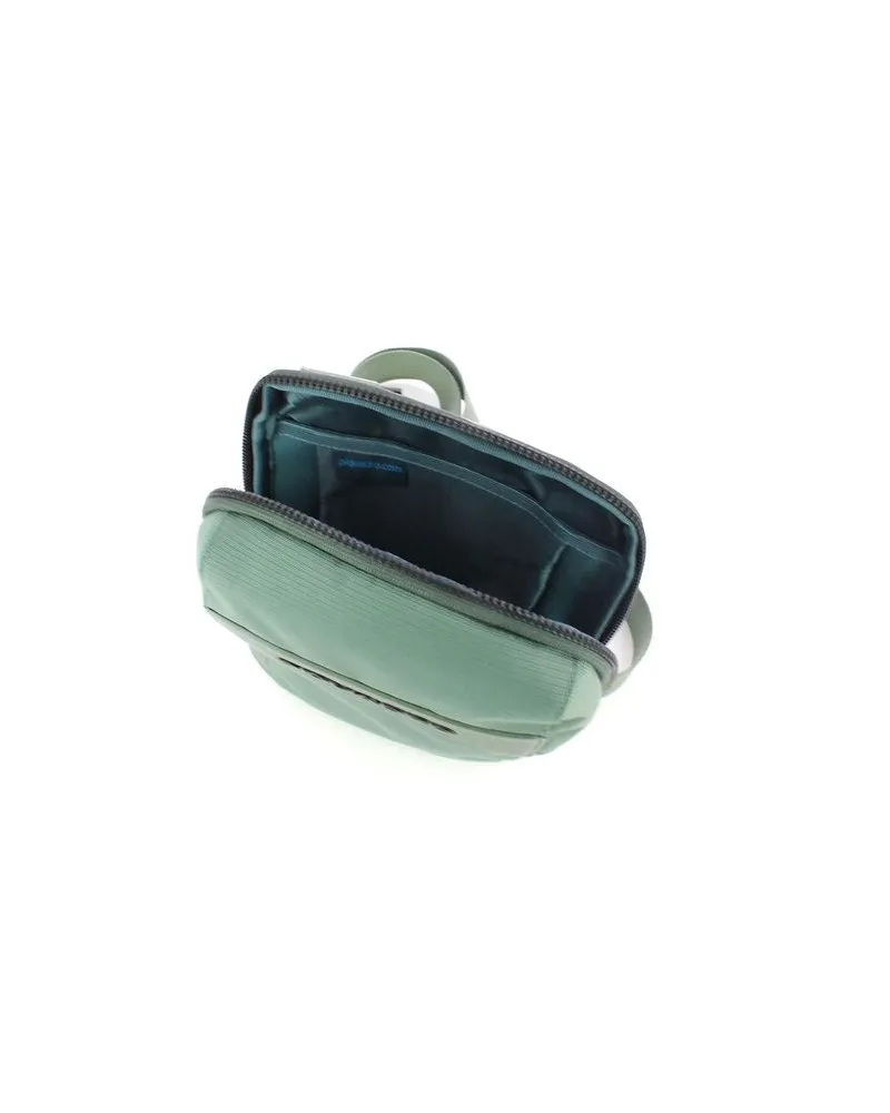 Piquadro Men's Crossbody Bag Green Recycled Polyester Crossbody-bags Green