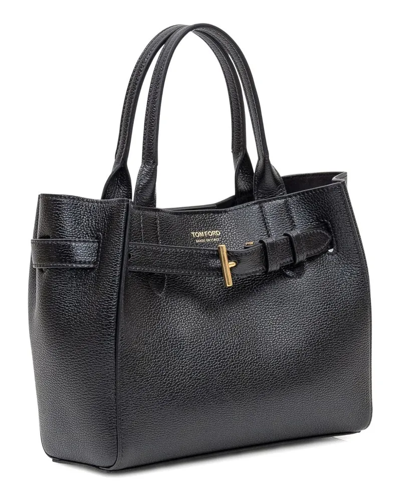 Tom Ford Women's Top Handle Bag Audrey Black Leather Calfskin Black