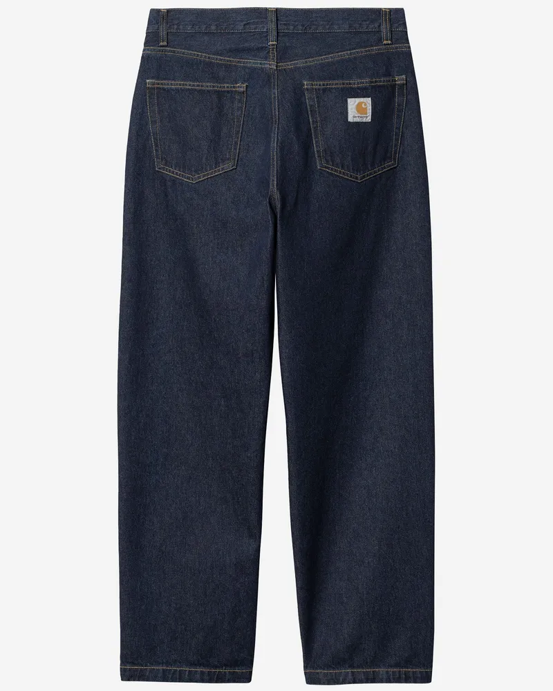 Carhartt WIP Men's Jeans Landon Cotton Denim Dark Trousers Navy
