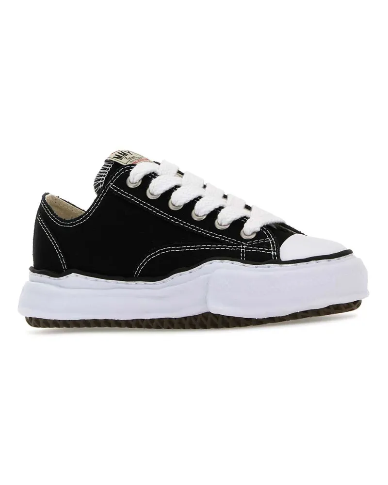 MIHARAYASUHIRO Women's Black Canvas Sneakers Black