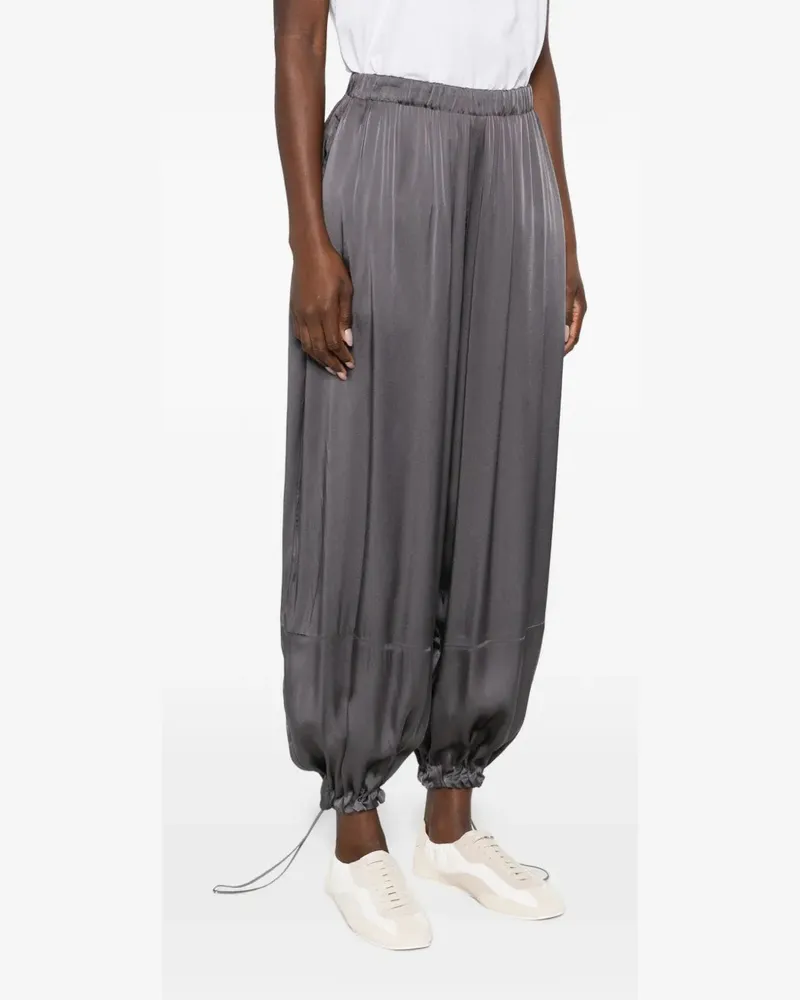 Fabiana Filippi Women's Drawstring Pleated Pants Aw25 W Grey